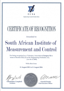 ECSA Certificate