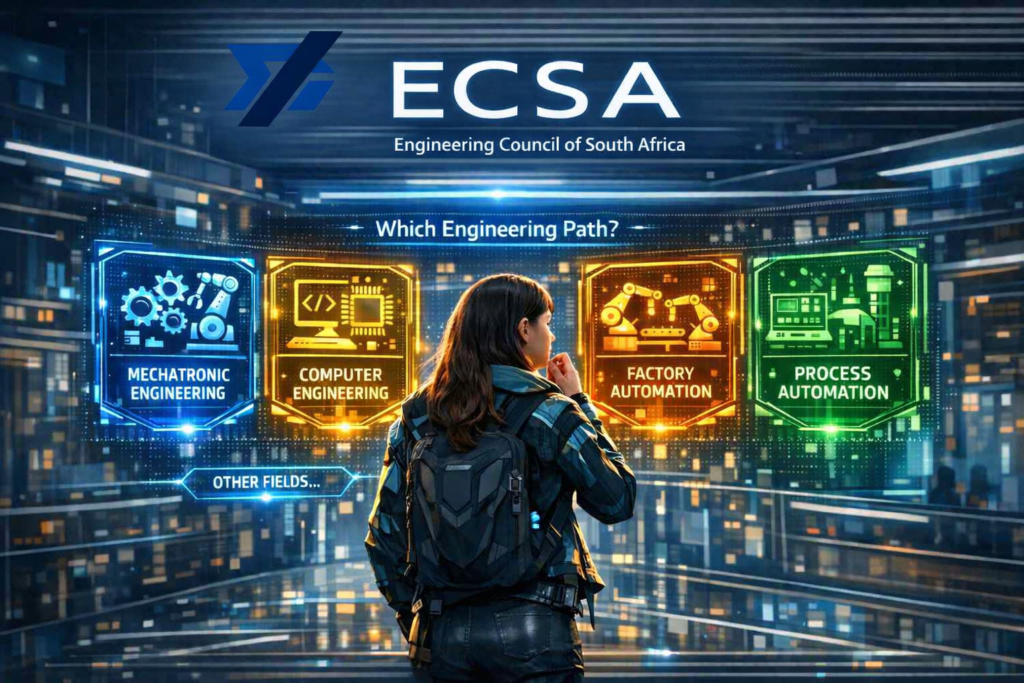 Choose a Discipline correct ECSA